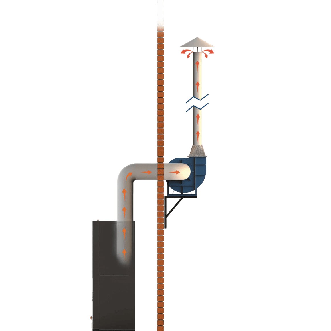 Instalación sistema de extracción campanas de laboratorio