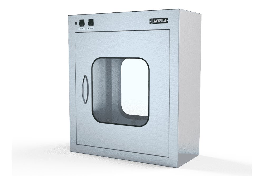 Passbox Sabella - Construcción en acero inoxidable AISI 304