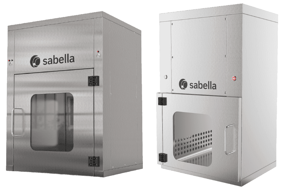 passbox y pasa materiales para bioseguridad, equipamiento de laboratorio sabella